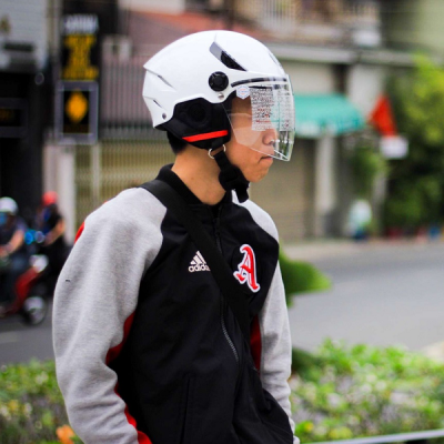 Nón 1/2 KYT Tiger Jet Trắng - Ảnh 4