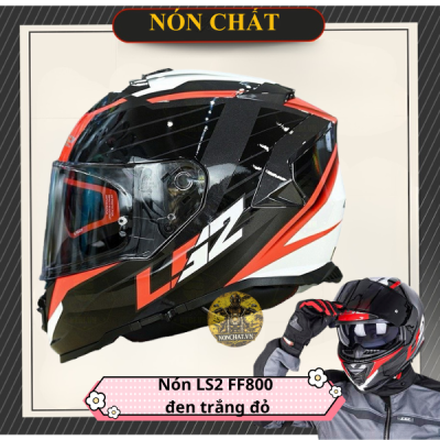 Nón Ls2 FF800 Nerve Black Red