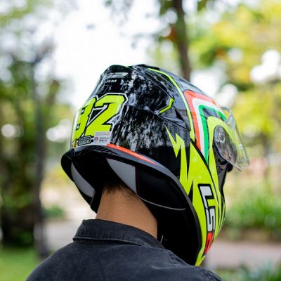 Nón Ls2 FF800 Nepa Replica H-V Yellow Black - Ảnh 3