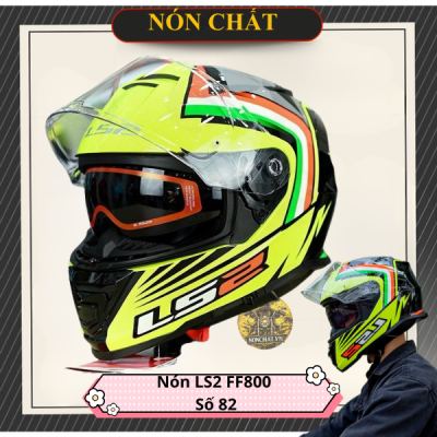 Nón Ls2 FF800 Nepa Replica H-V Yellow Black