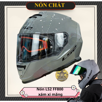 Nón Ls2 FF800 Xám Xi Măng