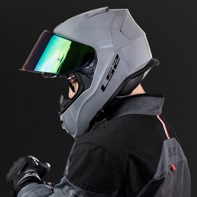 Nón Ls2 FF800 Xám Xi Măng - Ảnh 3