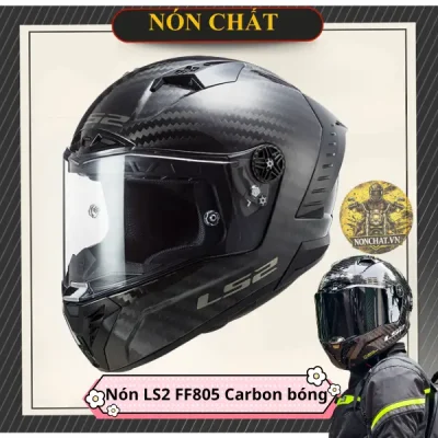 Nón Ls2 FF805 Gloss Carbon