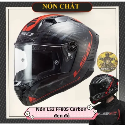 Nón LS2 FF805 Sputnik Gloss Metal Red
