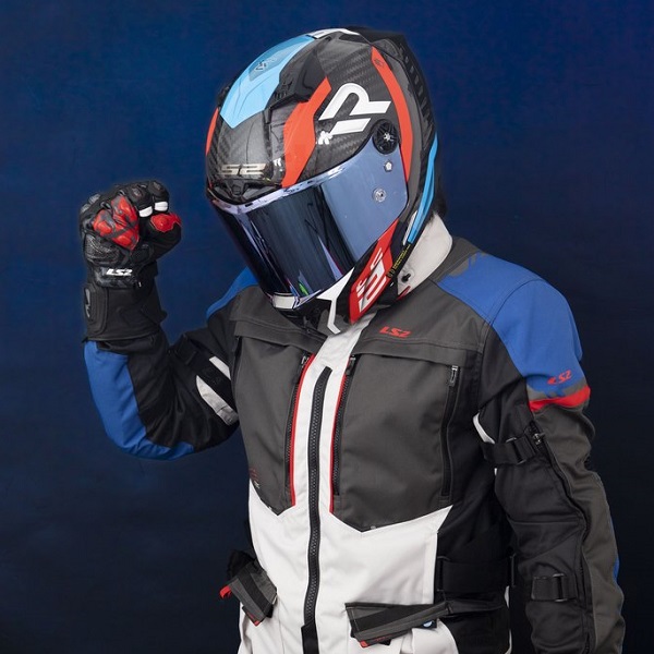 Nón LS2 FF805 Supra Red Blue - Ảnh 3