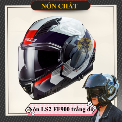 Nón LS2 Lật Hàm FF900 Citius Gloss White Blue