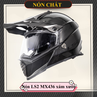 Nón LS2 MX436 Evo Cào Cào Xám Xước Bóng