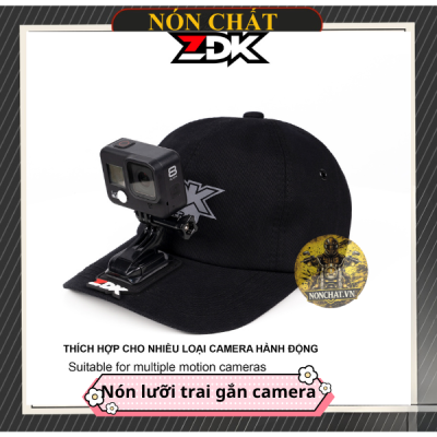Nón Lưỡi Trai Gắn Camera ZDK