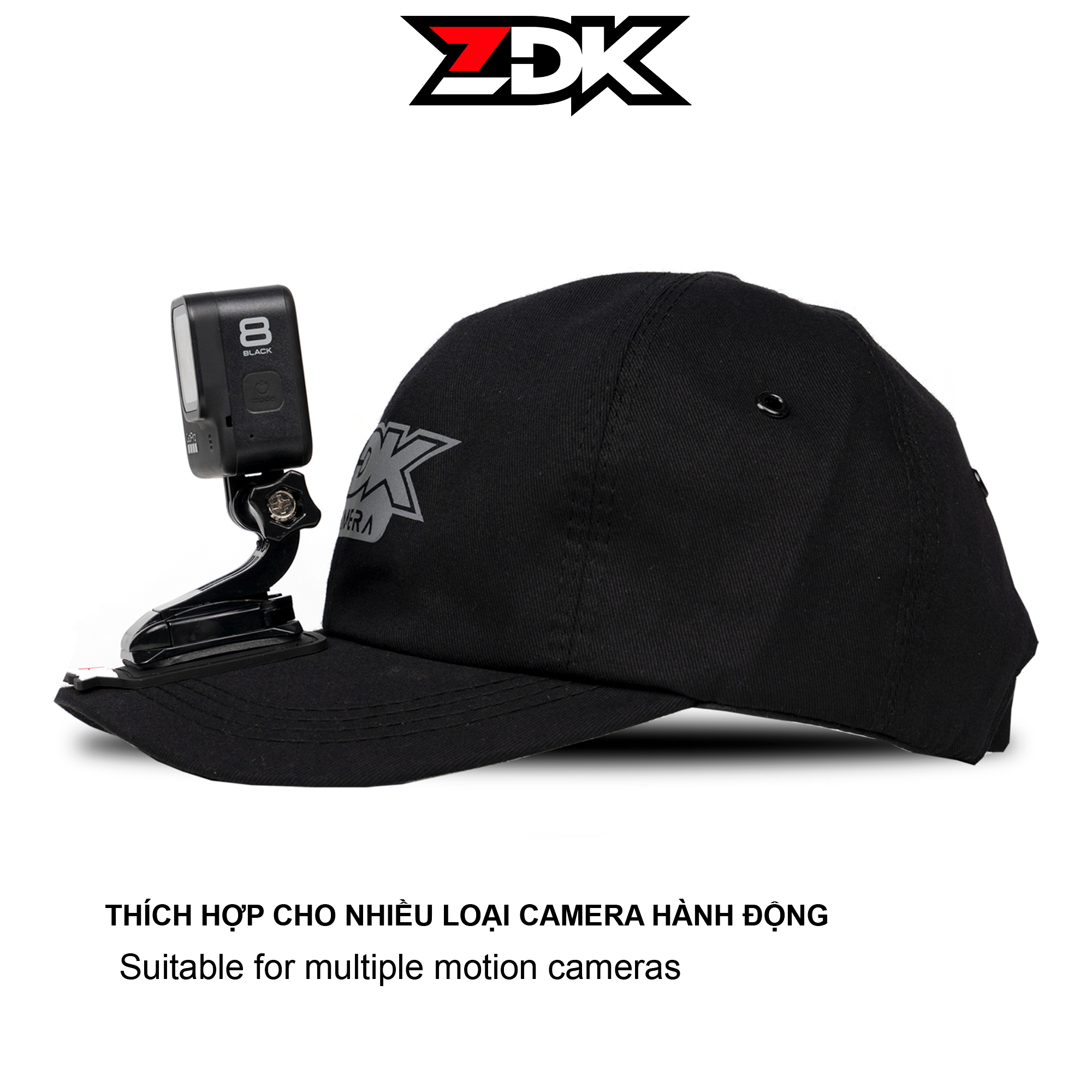 Nón Lưỡi Trai Gắn Camera ZDK - Ảnh 4