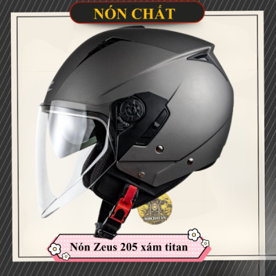 Nón Zeus 205 Xám Nhám
