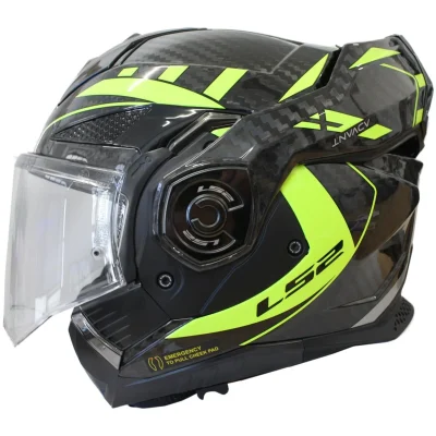 Nón Ls2 FF901 Carbon Gạch Vàng - Ảnh 3