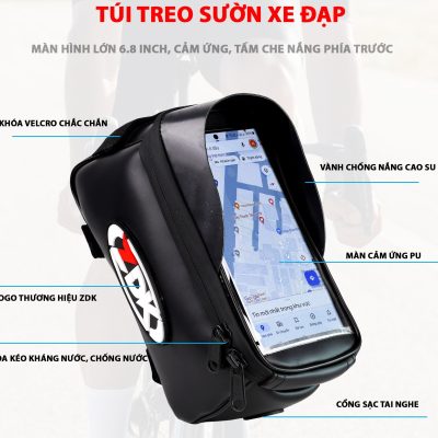 Túi treo sườn xe đạp ZDK S5 - Ảnh 2
