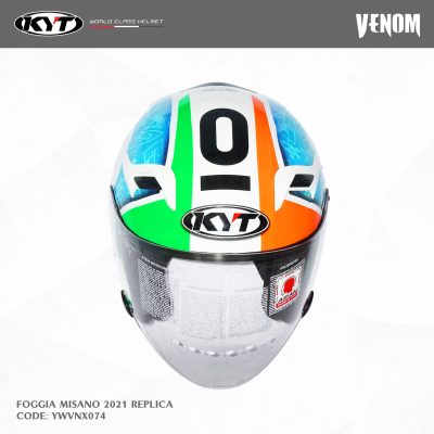 Nón KYT Venom Leopad cá mập - Ảnh 5