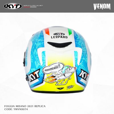 Nón KYT Venom Leopad cá mập - Ảnh 4