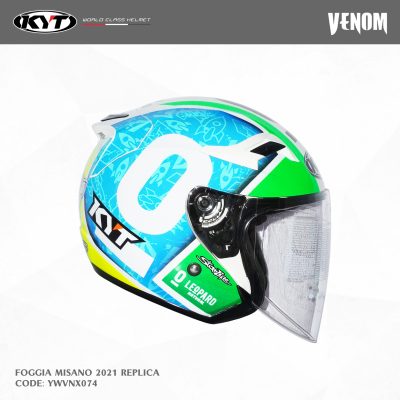 Nón KYT Venom Leopad cá mập - Ảnh 3
