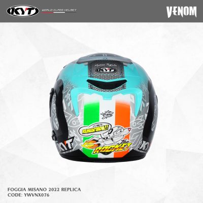 Nón KYT Venom Leopad đồng hồ - Ảnh 3