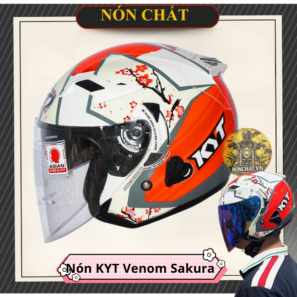 Nón KYT Venom Sakura