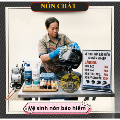 Giặt Vệ Sinh Nón Bảo Hiểm