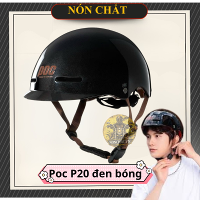 Nón Poc P20 Đen Bóng