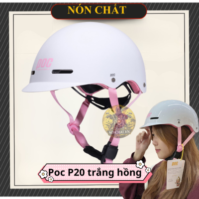 Nón Poc P20 Trắng Hồng