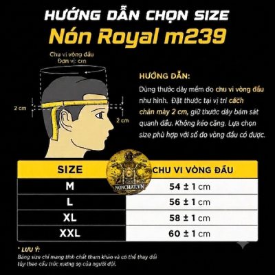 Nón Royal M179 Lật Hàm trắng - Ảnh 5