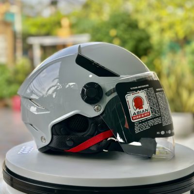 Nón Bảo Hiểm KLT 1/2 K6 Xám Xi Măng - Ảnh 2