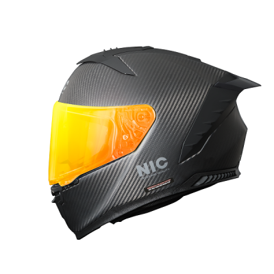 Nón Fullface NIC N01-F Full Carbon 3k Nhám - Ảnh 3
