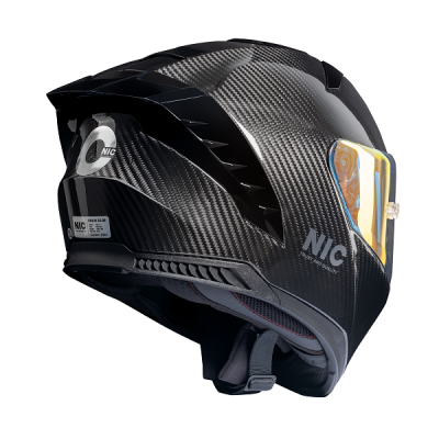 Nón Fullface NIC N01-F Full Carbon 3k Bóng - Ảnh 5