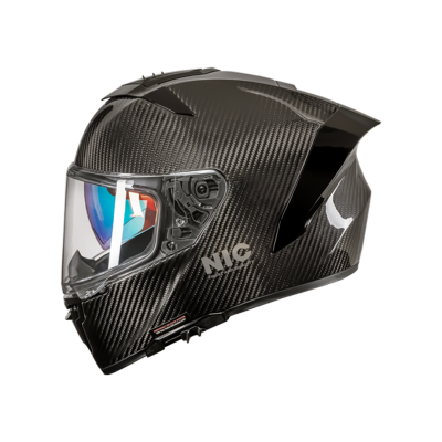 Nón Fullface NIC N01 Carbon 3k Bóng 2 Kính - Ảnh 3