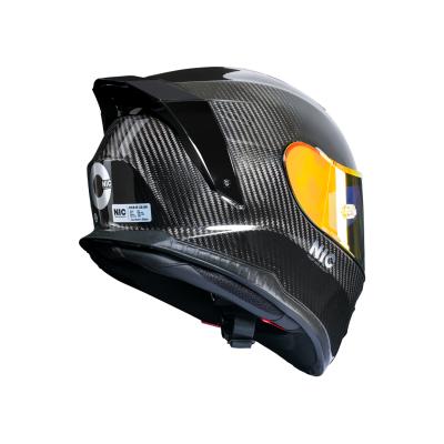 Nón Fullface NIC N02 Carbon 3K Bóng - Ảnh 5