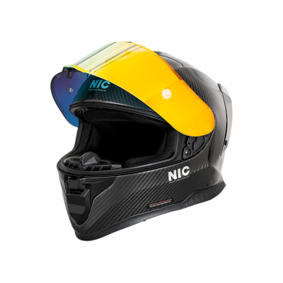 Nón Fullface NIC N02 Carbon 3K Bóng - Ảnh 3