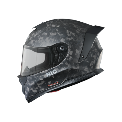 Nón Fullface NIC N02 Carbon forged Nhám - Ảnh 2