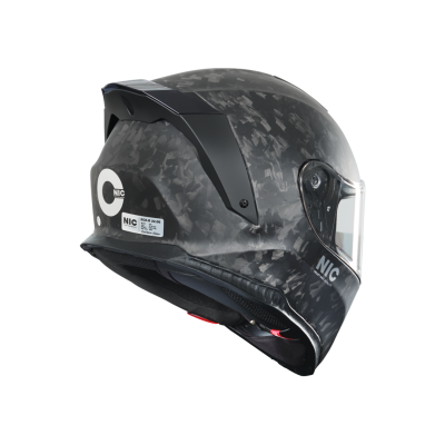 Nón Fullface NIC N02 Carbon forged Nhám - Ảnh 3