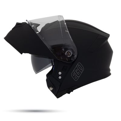 Nón Fullface 2 Kính Lật Hàm Ego E91 Đen Bóng - Ảnh 2