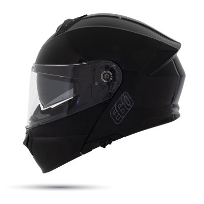 Nón Fullface 2 Kính Lật Hàm Ego E91 Đen Bóng - Ảnh 3