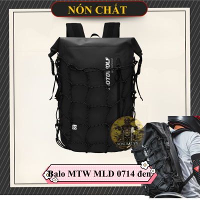 Balo Chống Nước Motowolf MLD 0714 Dung tích 30L Đen