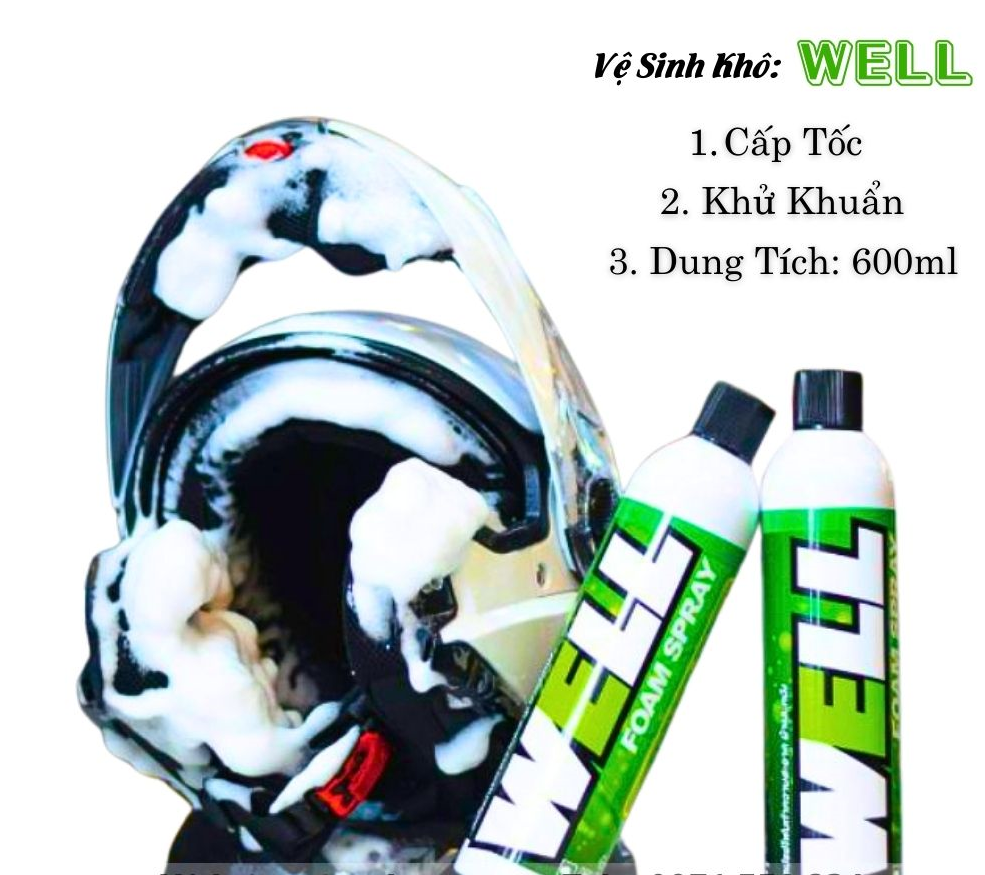 Dung Dịch Vệ Sinh Nón Bọt Tuyết WELL