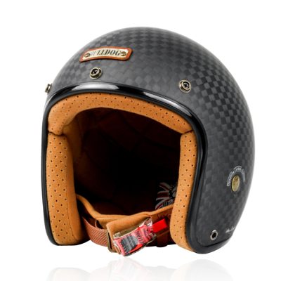 Nón Bulldog Heli Carbon Rubic Nhám - Ảnh 2