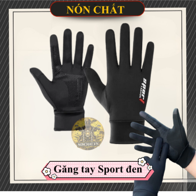 Găng tay vải Sport Full ngón Đen