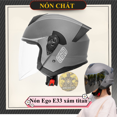Nón Ego E33 Xám Titan