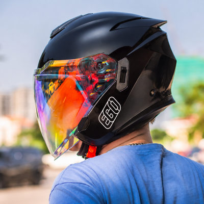 Nón Ego E42 Đen Bóng - Ảnh 3