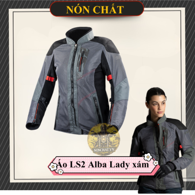 Áo Giáp Ls2 Alba Lady Xám