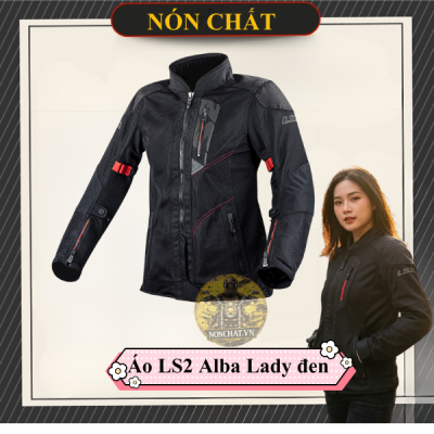 Áo Giáp Ls2 Alba Lady Đen