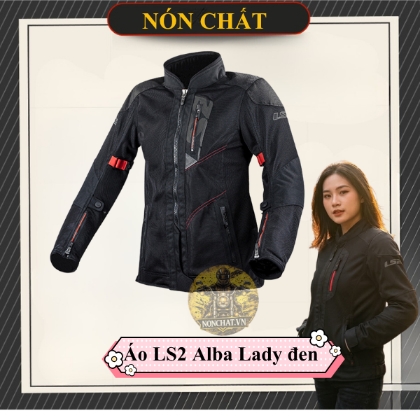 Áo Giáp Ls2 Alba Lady Đen