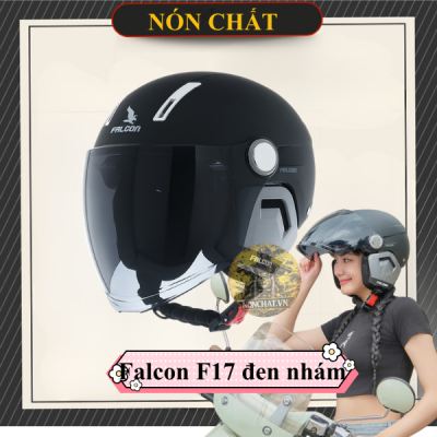 Nón Falcon F17 Đen Nhám