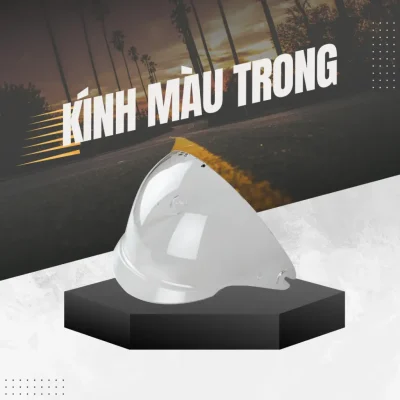 Kính thay thế cho nón bảo hiểm Royal M139 kính âm, nón royal kính dấu - Ảnh 2