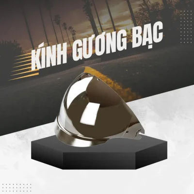 Kính thay thế cho nón bảo hiểm Royal M139 kính âm, nón royal kính dấu - Ảnh 3
