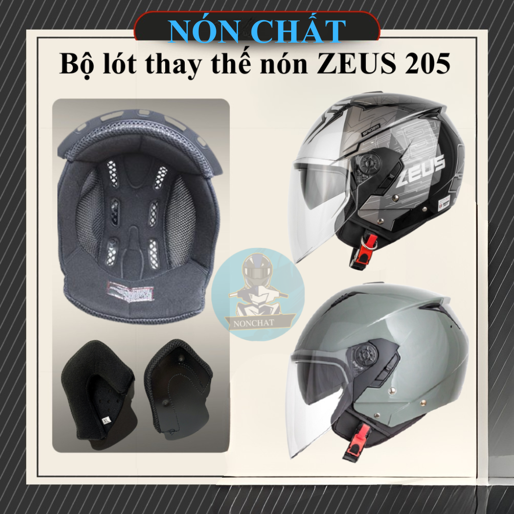 Bộ lót thay thế nón Zeus 205