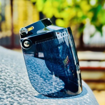 Kính Bogo malaysia có lưỡi trai, gắn cho nón sơn, nón 1/2 và nón 3/4 có 3 nút đồng - Ảnh 3
