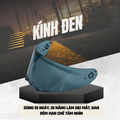 Kính rời thay thế cho nón bảo hiểm EGO E72 Và Yohe 985 - Ảnh 2